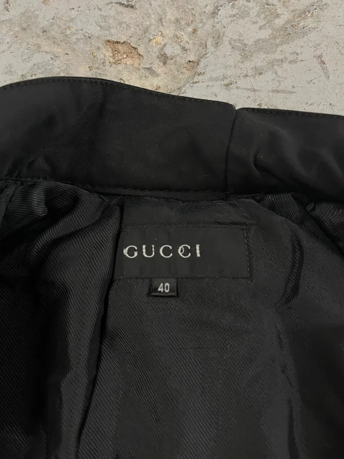 SS2002 Gucci Multi Pockets Imperial Black Jacket - Image 8