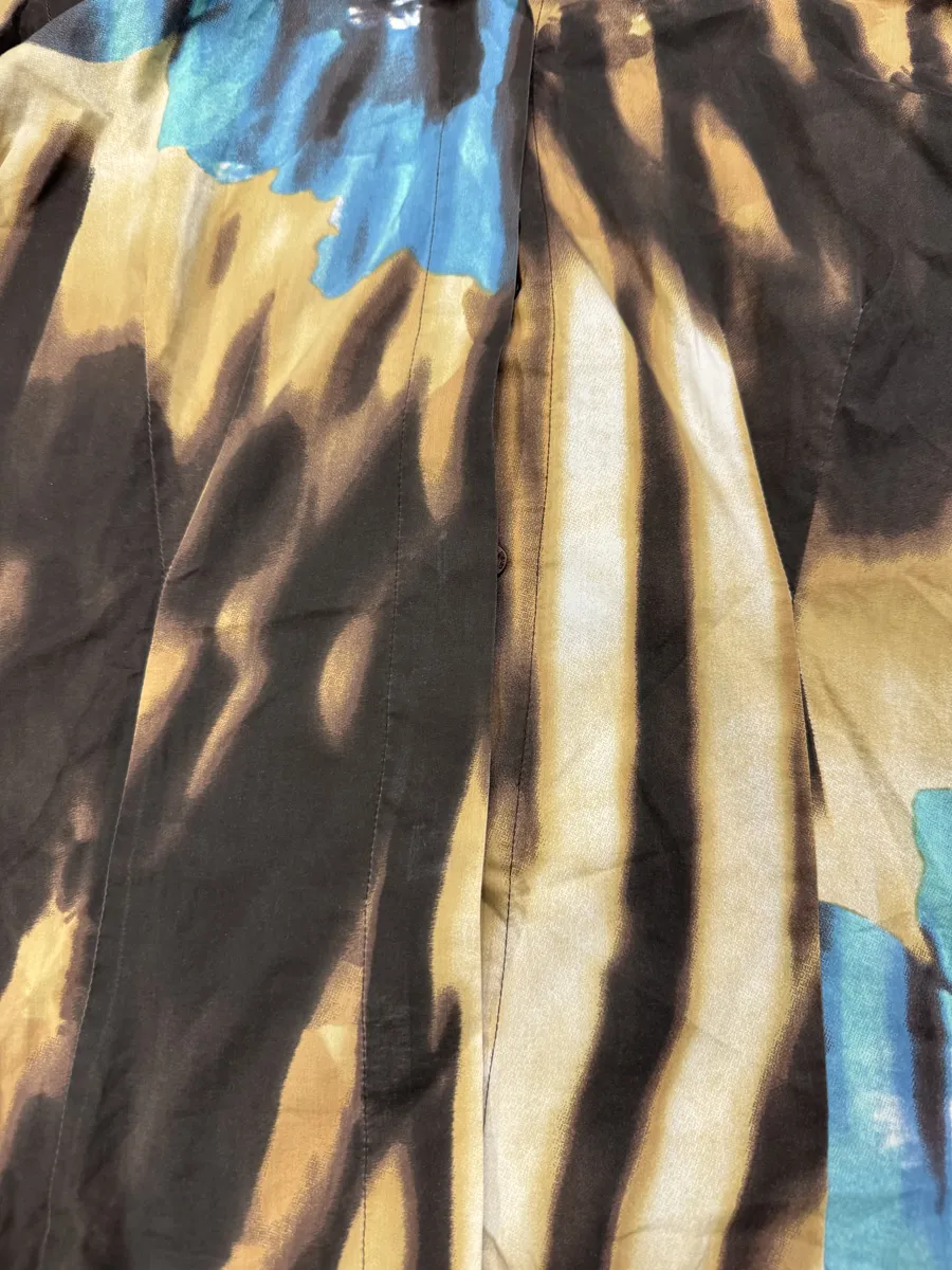 SS2002 Just Cavalli Psychedelic Hallucination Blue Flowers Shirt - Image 4