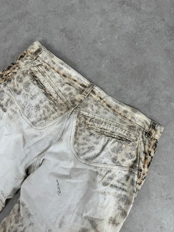 SS2002 Roberto Cavalli Leopard Faded Pants - Image 8