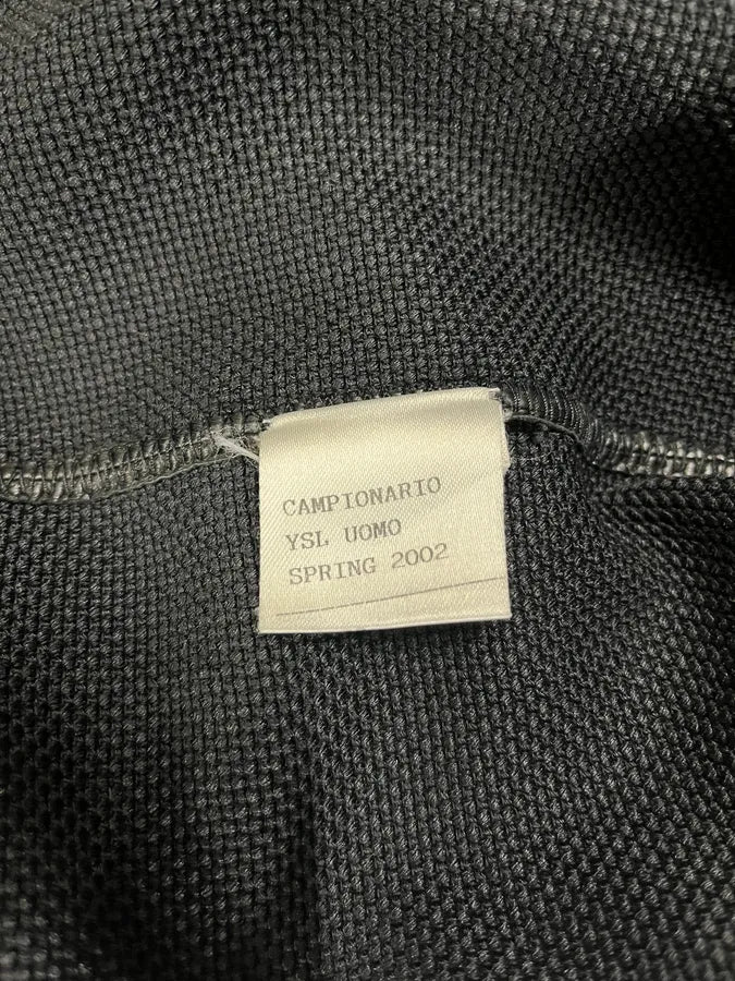 SS2002 Saint Laurent Tom Ford Black Leather Bomber Jacket - Image 10