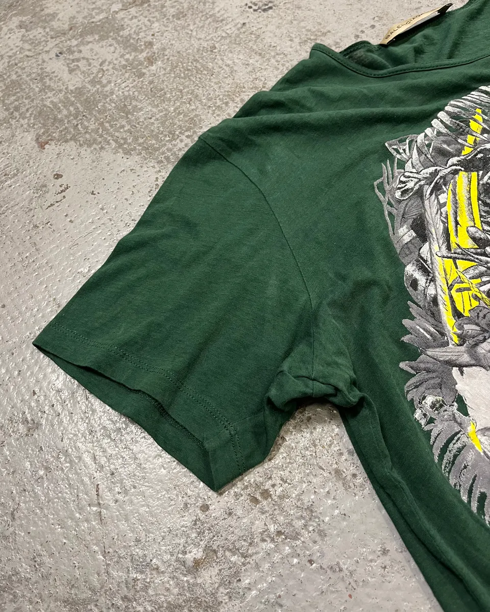 SS2003 Balenciaga Deep Green Toucan Jungle T-Shirt - Image 7