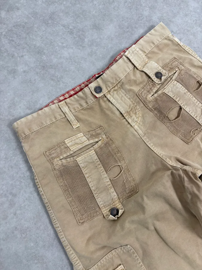 SS2003 Dolce & Gabbana Beige Cargo Utility Pants - Image 6