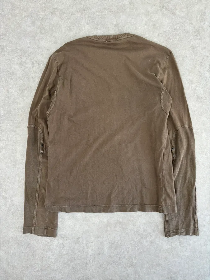 SS2003 Dolce & Gabbana Brown Military Longsleeve - Image 5