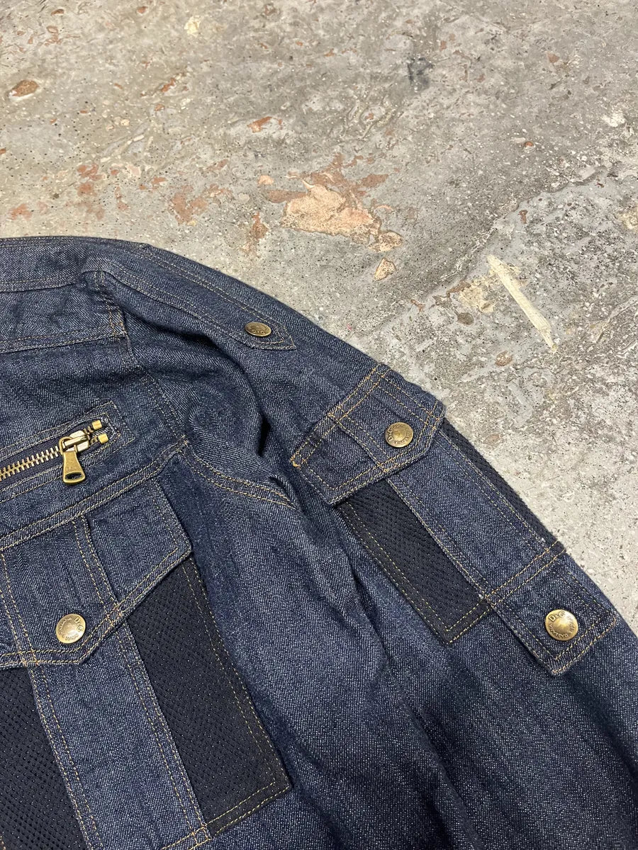 SS2003 Dolce & Gabbana Cargo Combat Navy Denim Shirt - Image 7