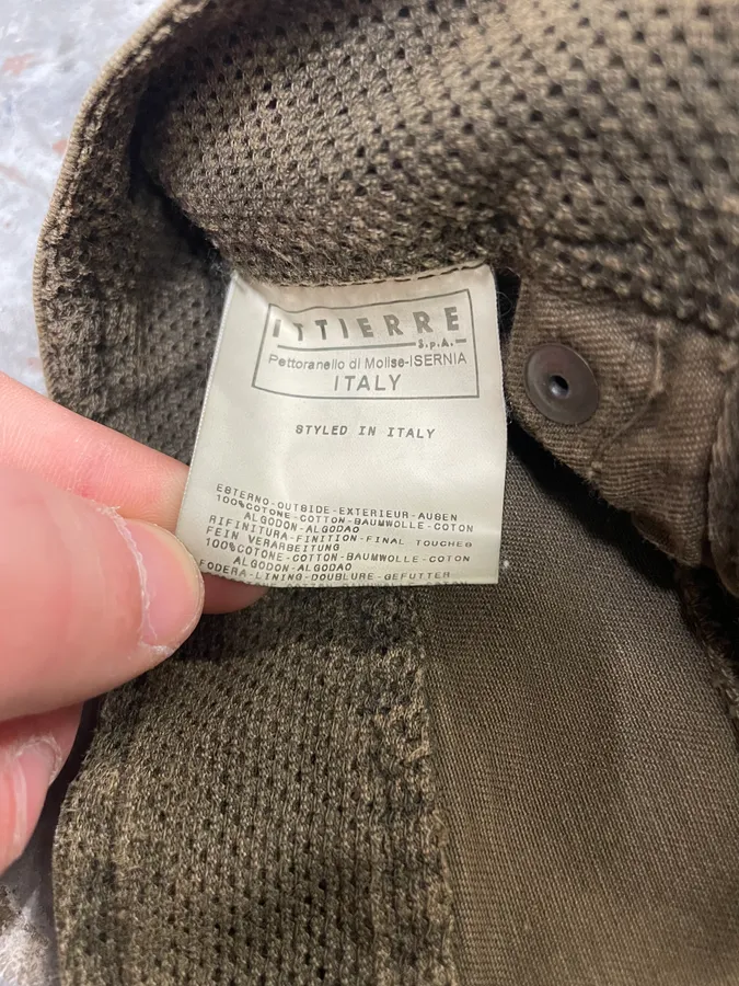 SS2003 Dolce & Gabbana Cargo Full Zip Aviator Olive Pants - Image 12