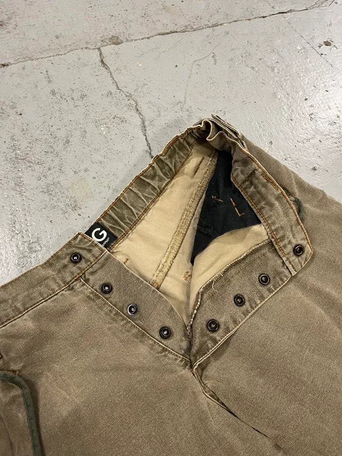 SS2003 Dolce & Gabbana Combat Cargo Khaki Pants - Image 11