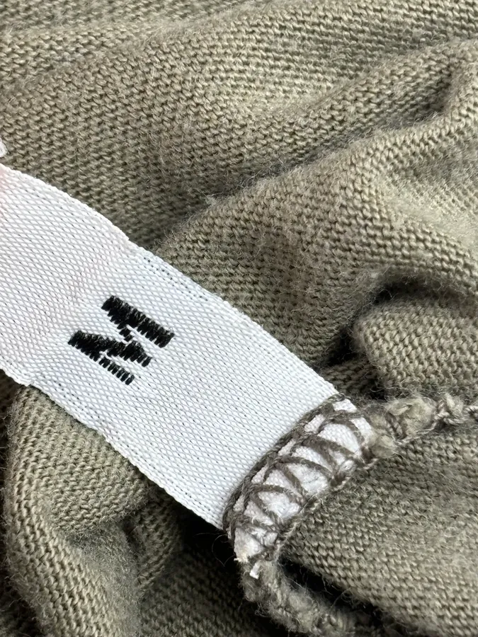 SS2003 Dolce & Gabbana Khaki Logo Longsleeve - Image 10