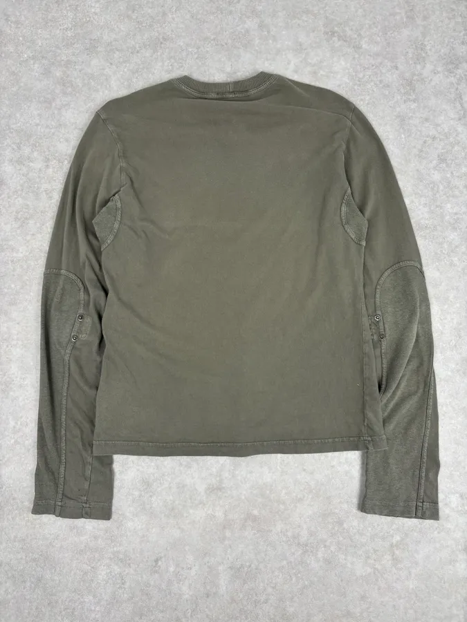 SS2003 Dolce & Gabbana Khaki Logo Longsleeve - Image 5
