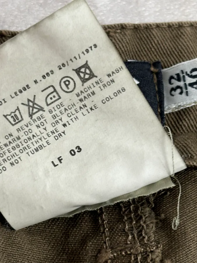 SS2003 Dolce & Gabbana Khaki Military Cargo Pants - Image 12