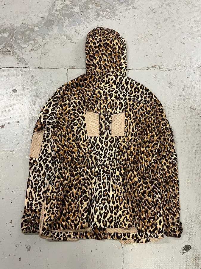SS2003 Dolce & Gabbana Multi-Pocket Mesh Leopard Jacket - Image 7