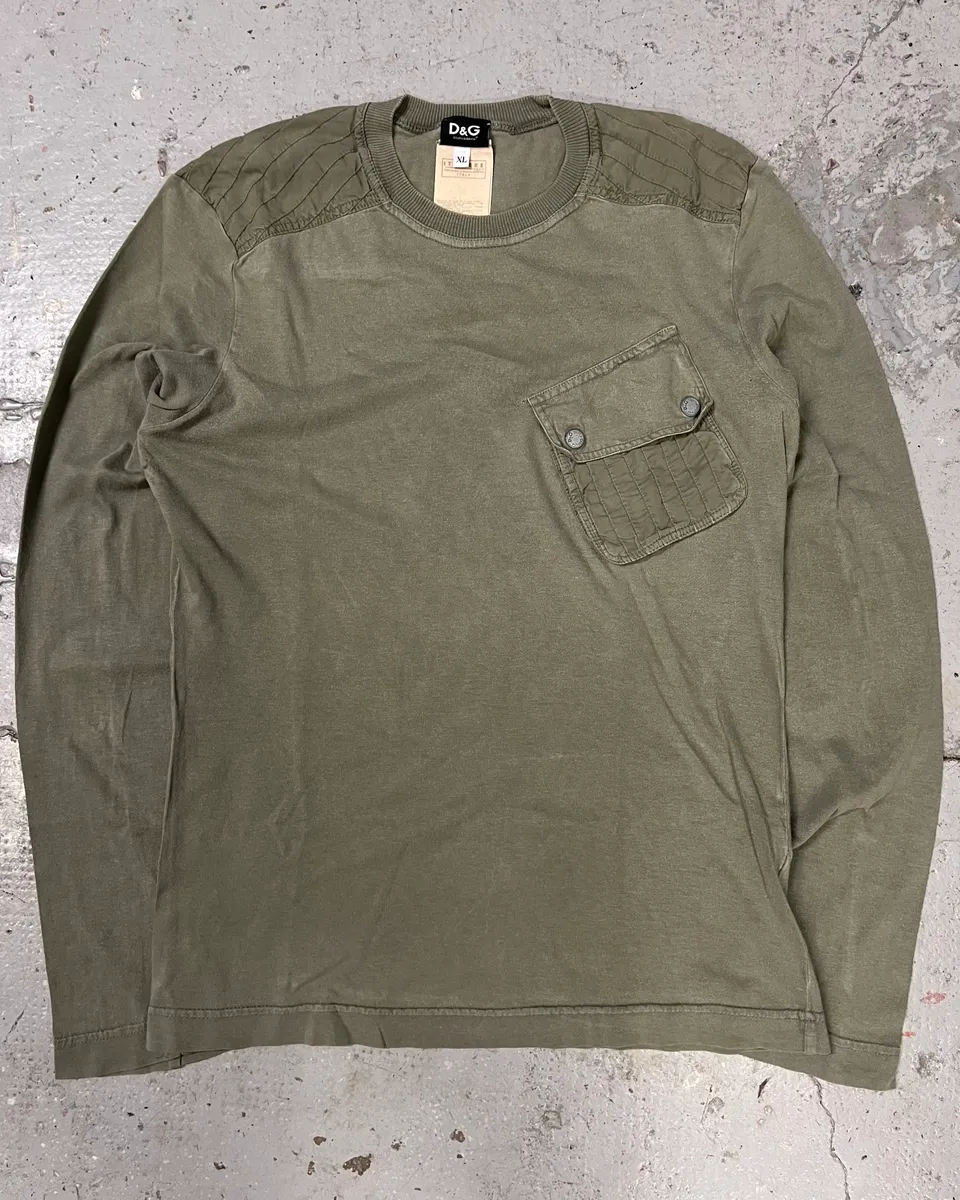 SS2003 Dolce & Gabbana Olive Cargo Longsleeves