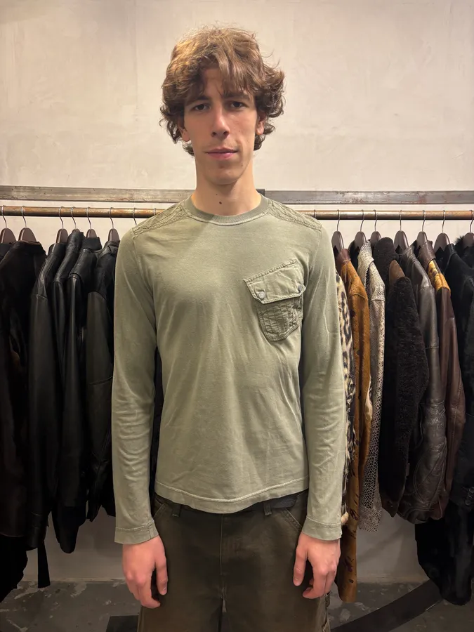 SS2003 Dolce & Gabbana Olive Cargo Longsleeves - Image 2