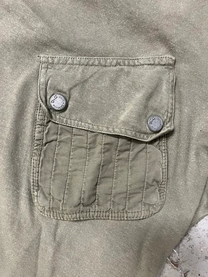 SS2003 Dolce & Gabbana Olive Cargo Longsleeves - Image 8