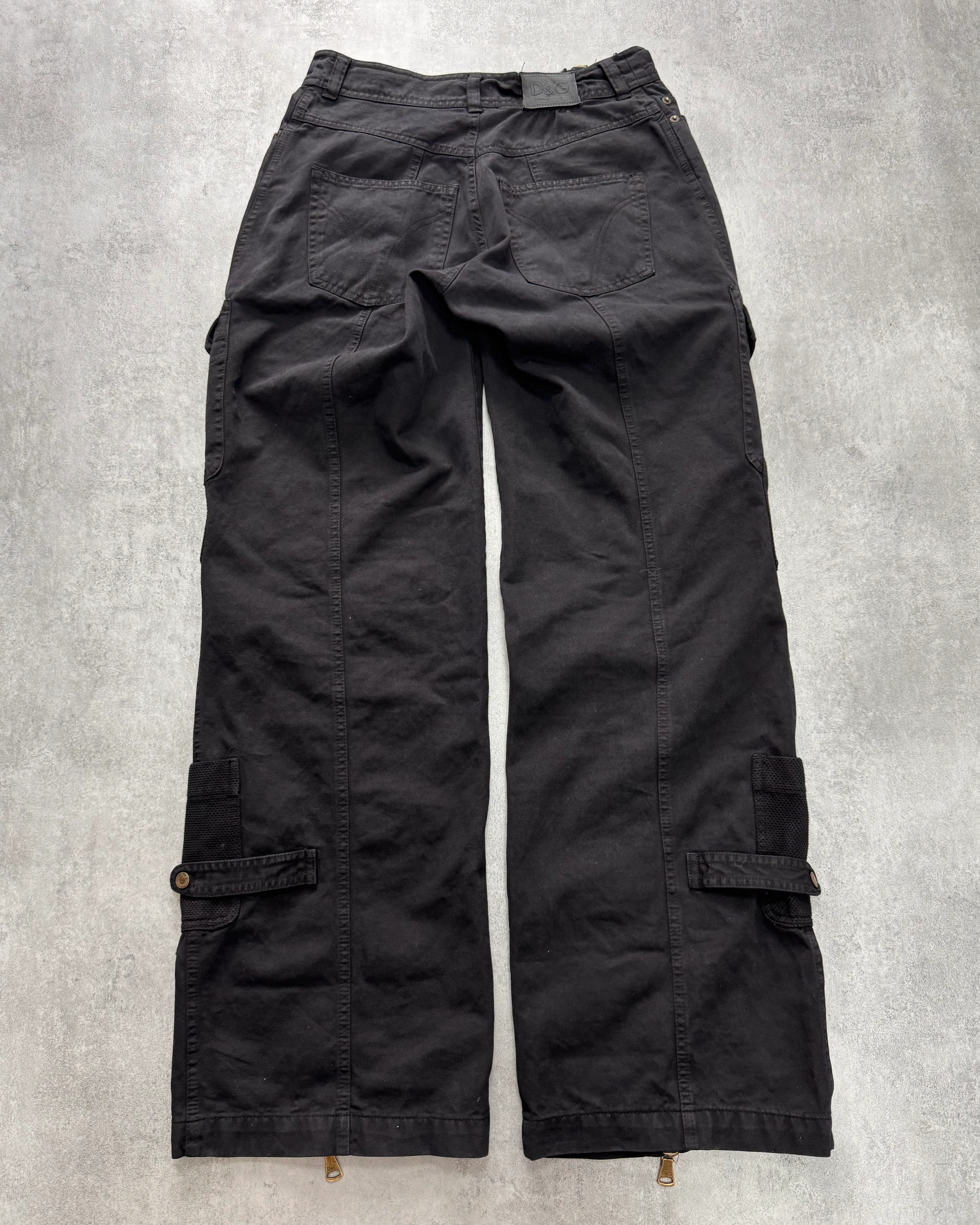 SS2003 Dolce & Gabbana Full Zip Aviator Cargo Pants - Image 5