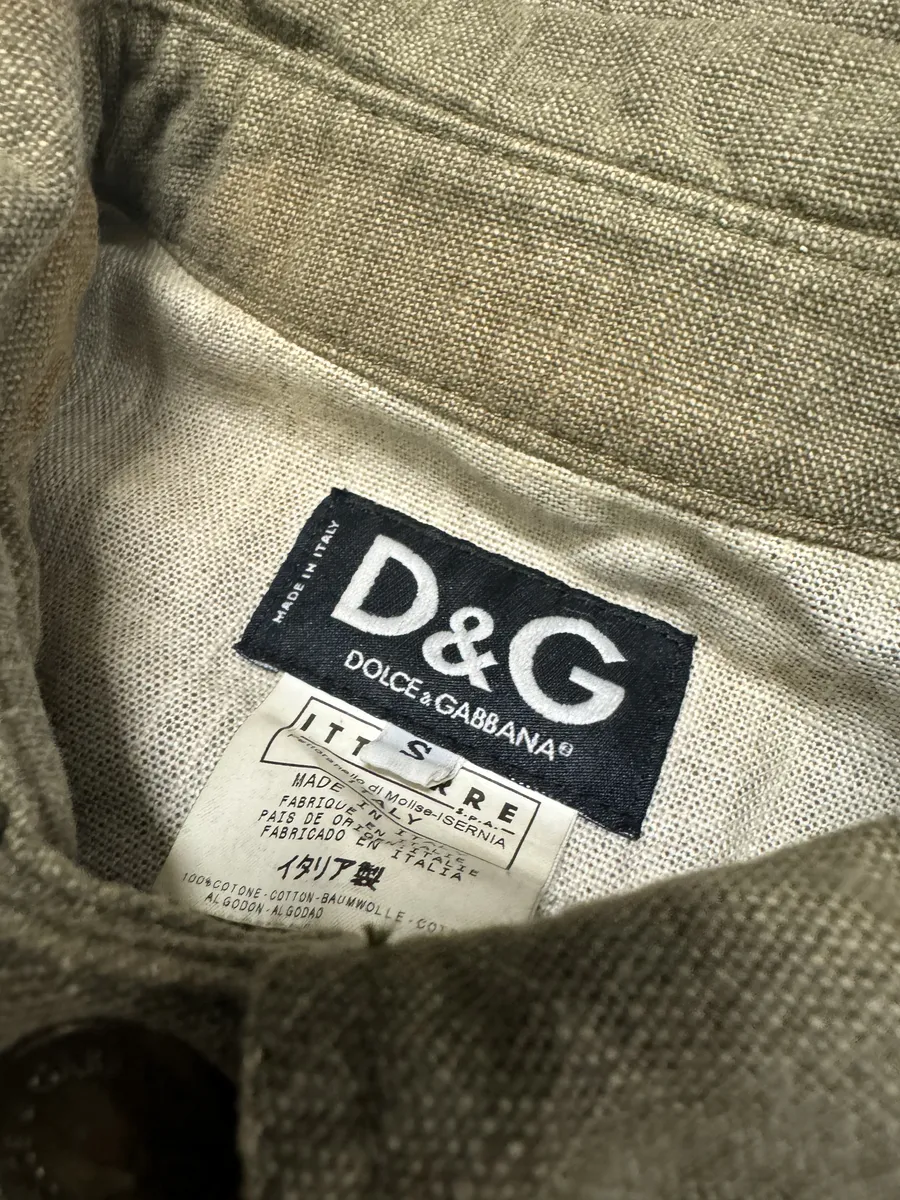 SS2003 Dolce & Gabbana Rebel Combat Hooded Denim Jacket - Image 11