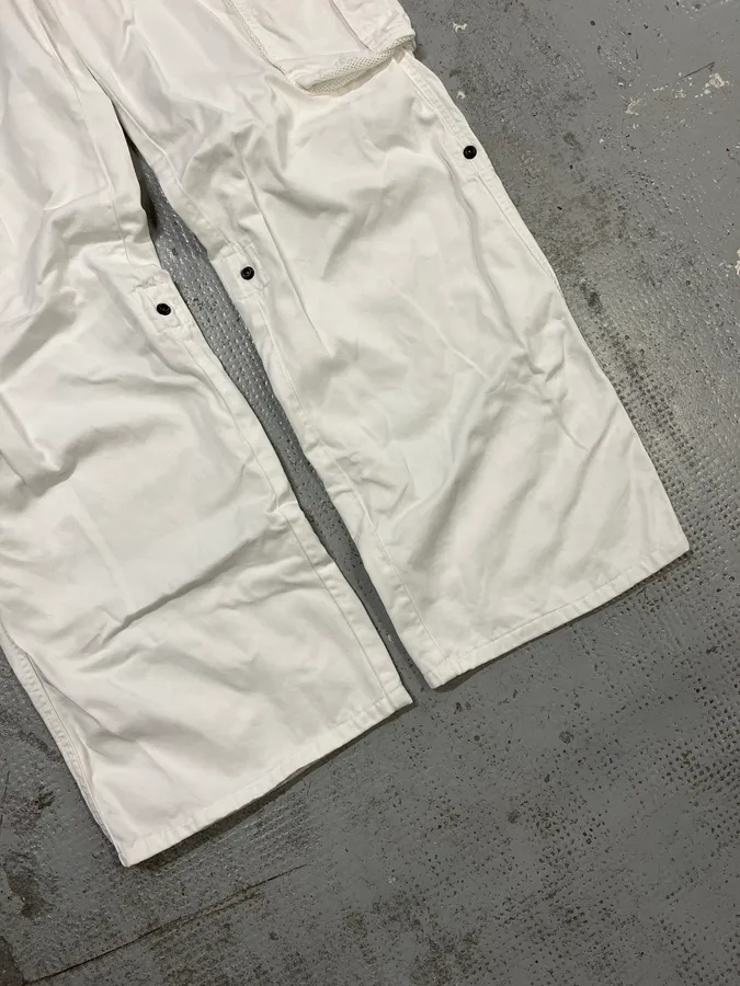 SS2003 Dolce & Gabbana White Multi Pockets Cargo Pants - Image 9