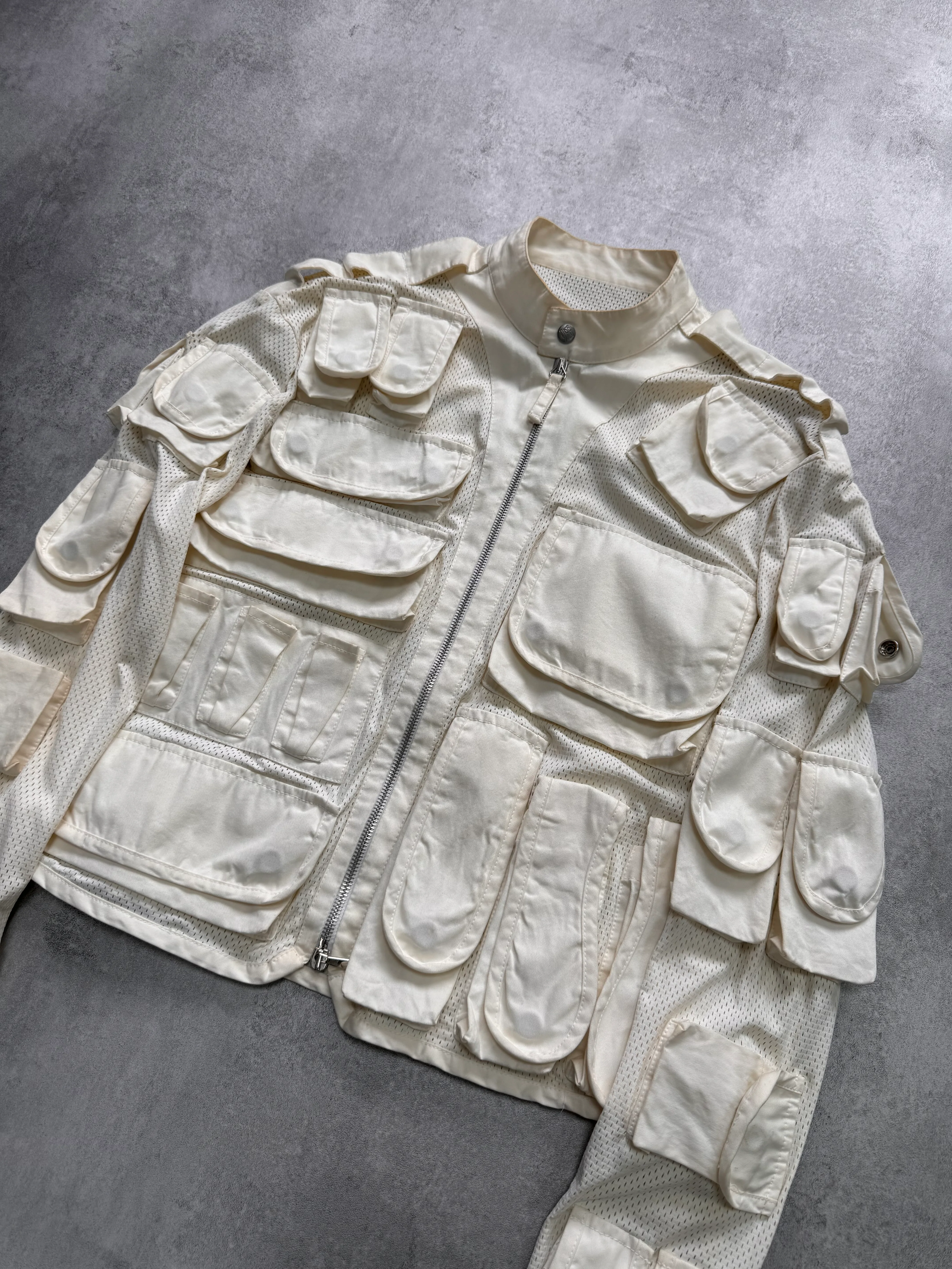 SS2003 Jean Paul Gaultier Elite Army Multi-Pockets Parachute Jacket - Image 2