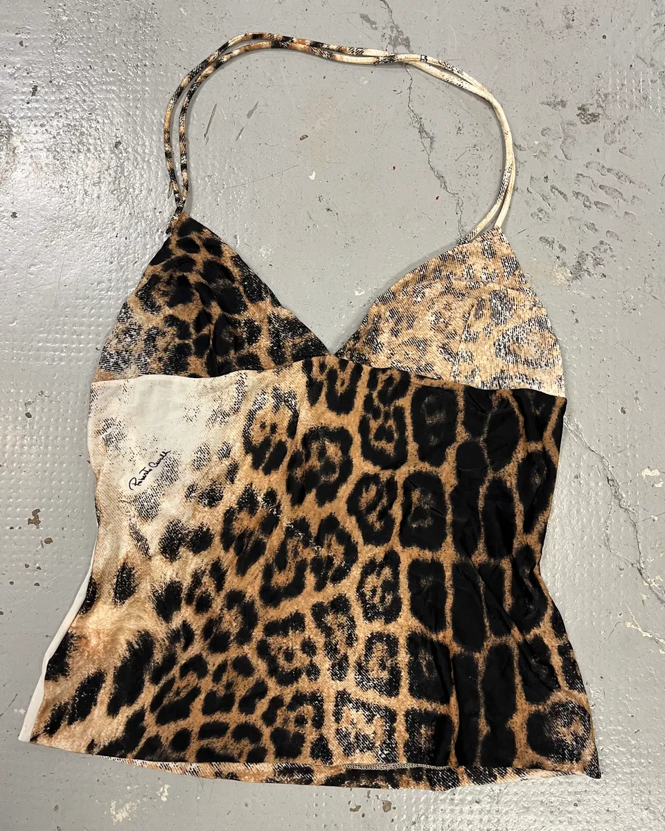 SS2003 Roberto Cavalli Leopard Top