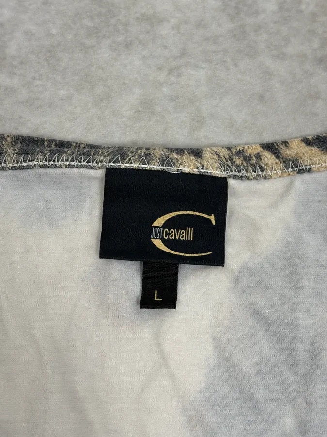 SS2004 Cavalli Cow Print Movement Longsleeves - Image 10