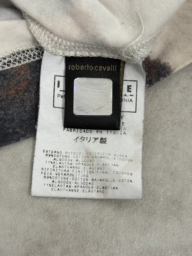 SS2004 Cavalli Cow Print Movement Longsleeves - Image 11