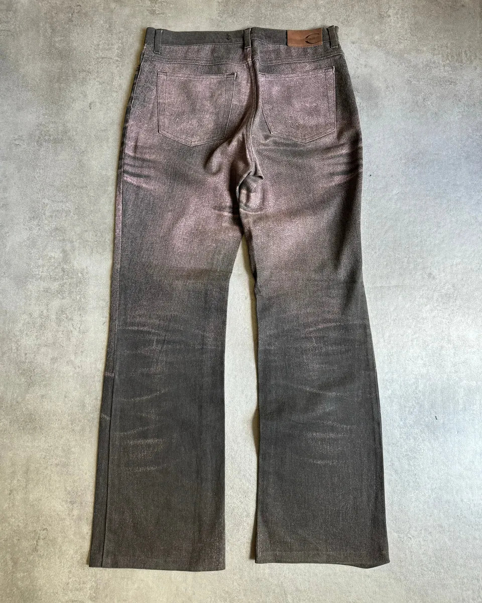 SS2004 Cavalli Shadow Obscure Denim Pants - Image 6