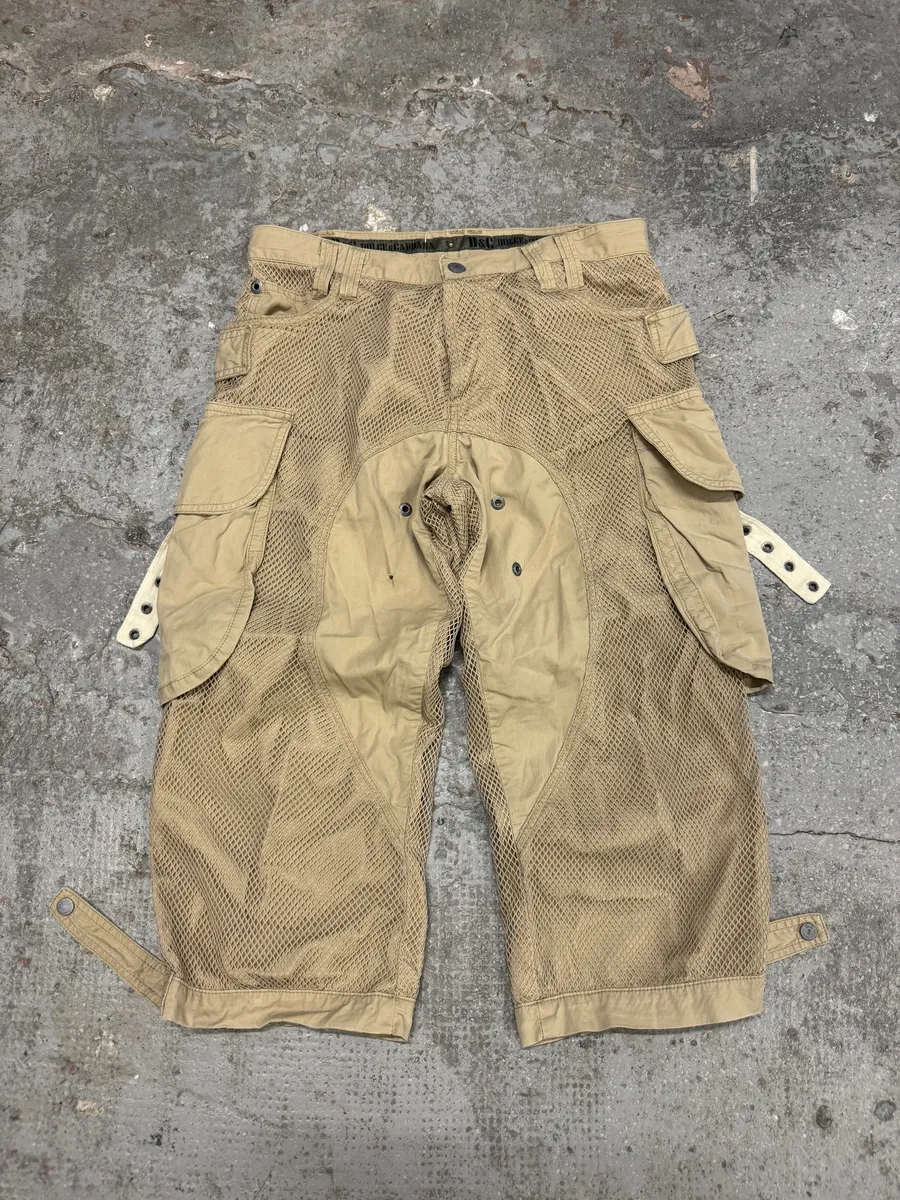 SS2004 Dolce & Gabbana Bondage Parachute Cargo Short - Image 3