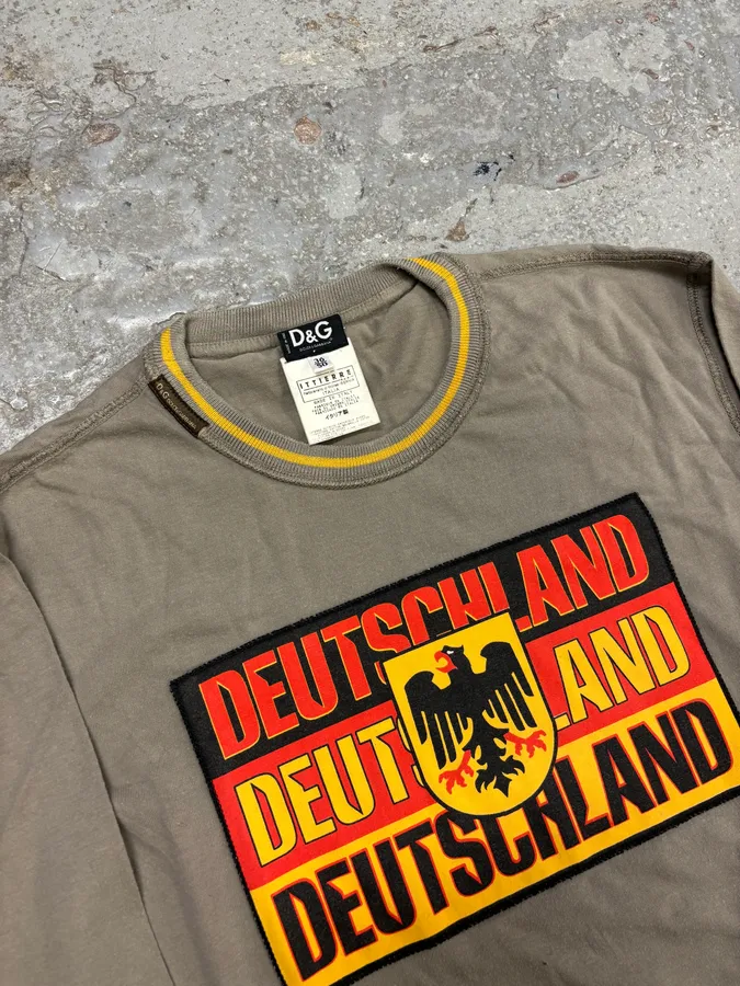 SS2004 Dolce & Gabbana Deutschland Grey Longsleeves - Image 5