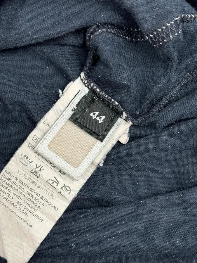 SS2004 Dolce & Gabbana Navy Cotton Contrast Crew Neck T-Shirt - Image 10