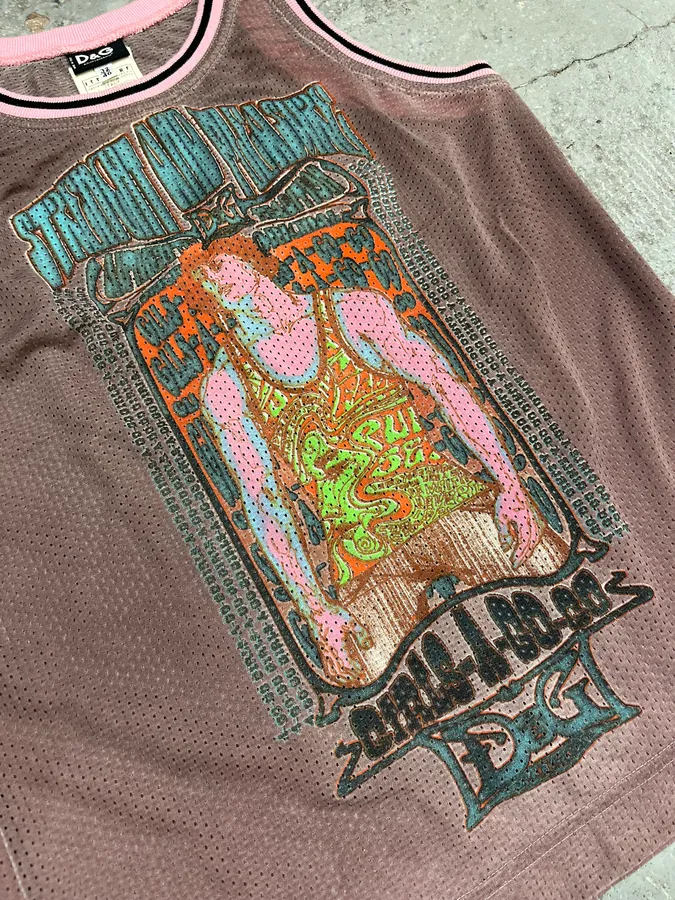 SS2004 Dolce & Gabbana Pink Cozy Tank Top - Image 5