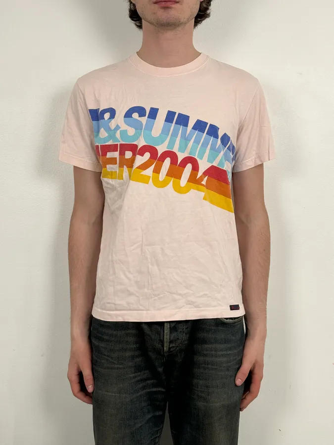 SS2004 Dolce & Gabbana Pink T-Shirt - Image 2