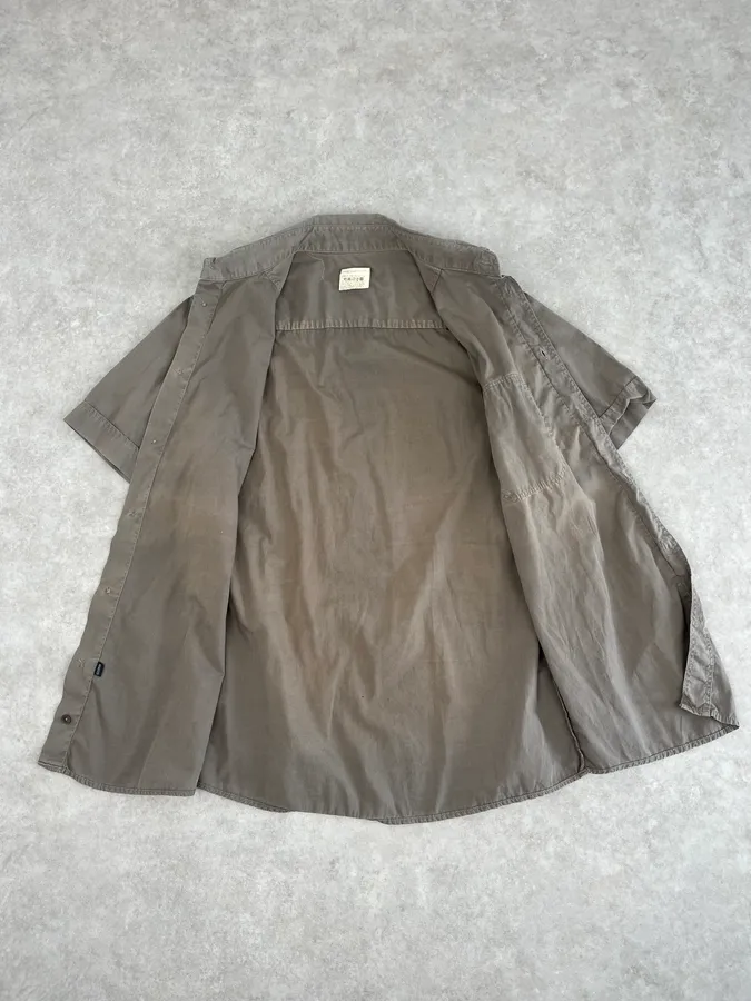 SS2004 Dolce & Gabbana Taupe Cargo Short Sleeves Shirt - Image 8