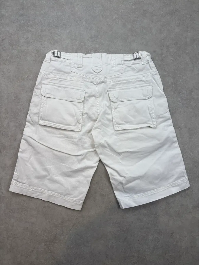 SS2004 Dolce & Gabbana White Cargo Shorts - Image 6