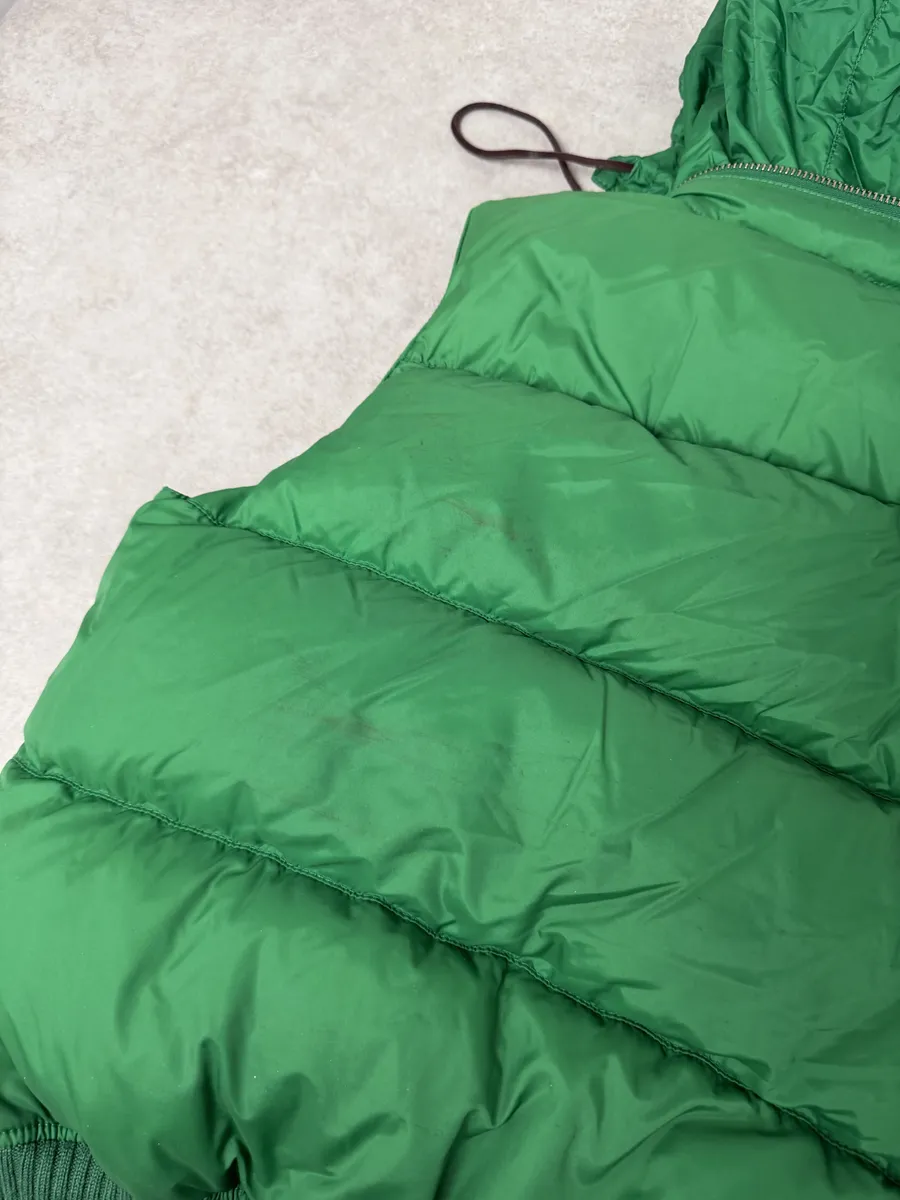SS2004 Dsquared2 Canadian Green Puffer Vest Jacket - Image 5