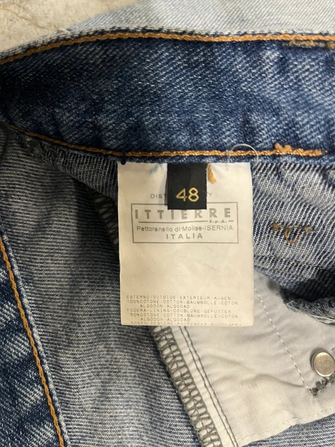 SS2005 Cavalli Hysteric Denim Blue Jeans - Image 10