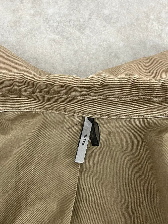 SS2005 Dior Beige Cotton Bomber Jacket Cargo Pocket by Hedi Slimane - Image 9