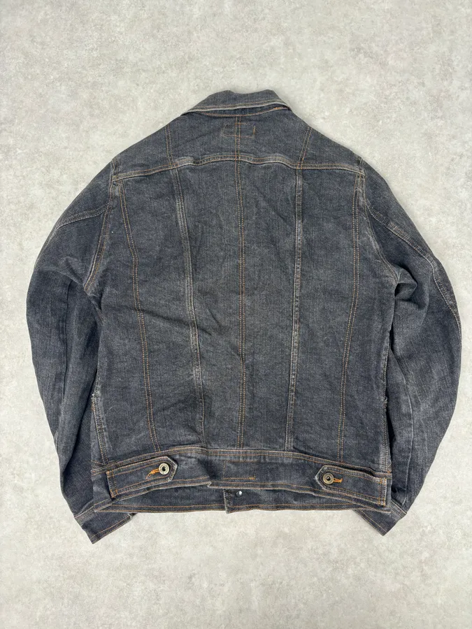 SS2005 Dolce & Gabbana Cargo Pocket Grey Denim Jacket - Image 5