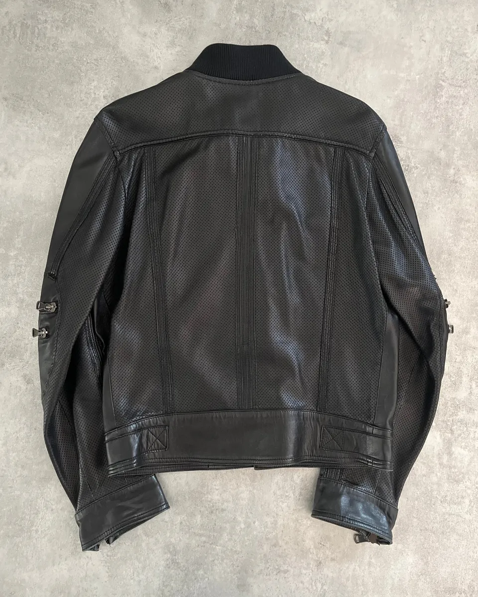 SS2005 Dolce & Gabbana Milano Commando Leather Jacket - Image 2