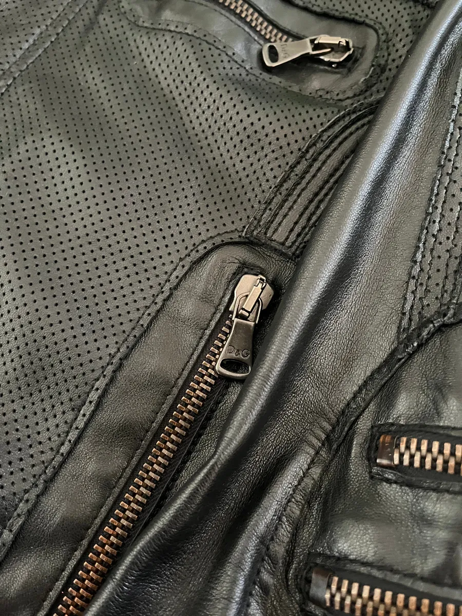 SS2005 Dolce & Gabbana Milano Commando Leather Jacket - Image 6