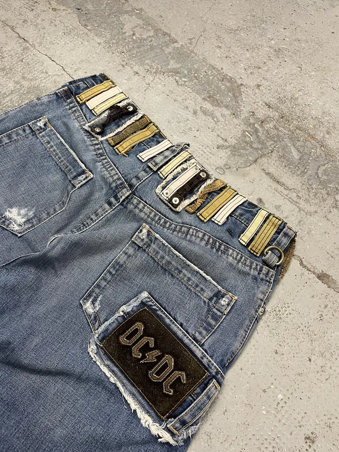 SS2005 Dsquared2 DCDC Multi Belt Loop Blue Jeans - Image 10