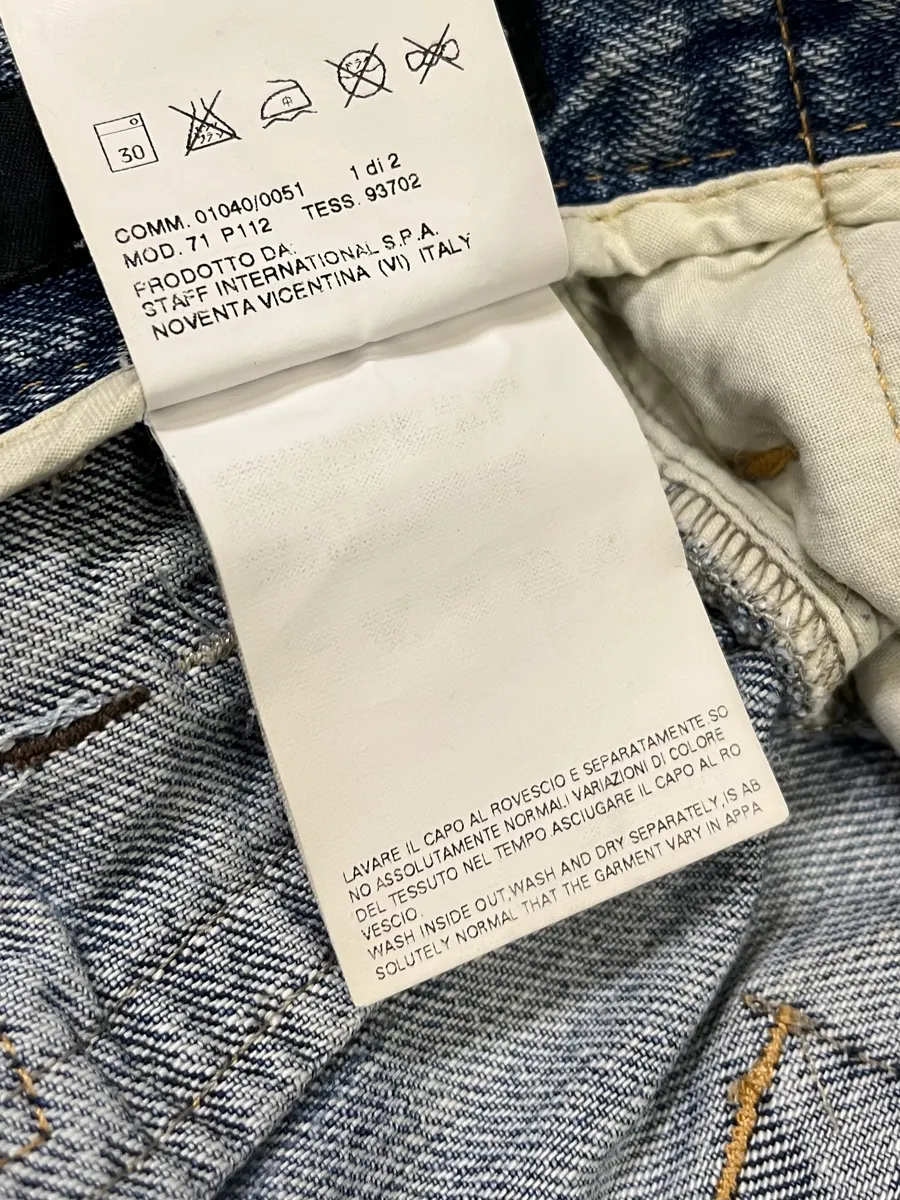 SS2005 Dsquared2 DCDC Multi Belt Loop Blue Jeans - Image 13