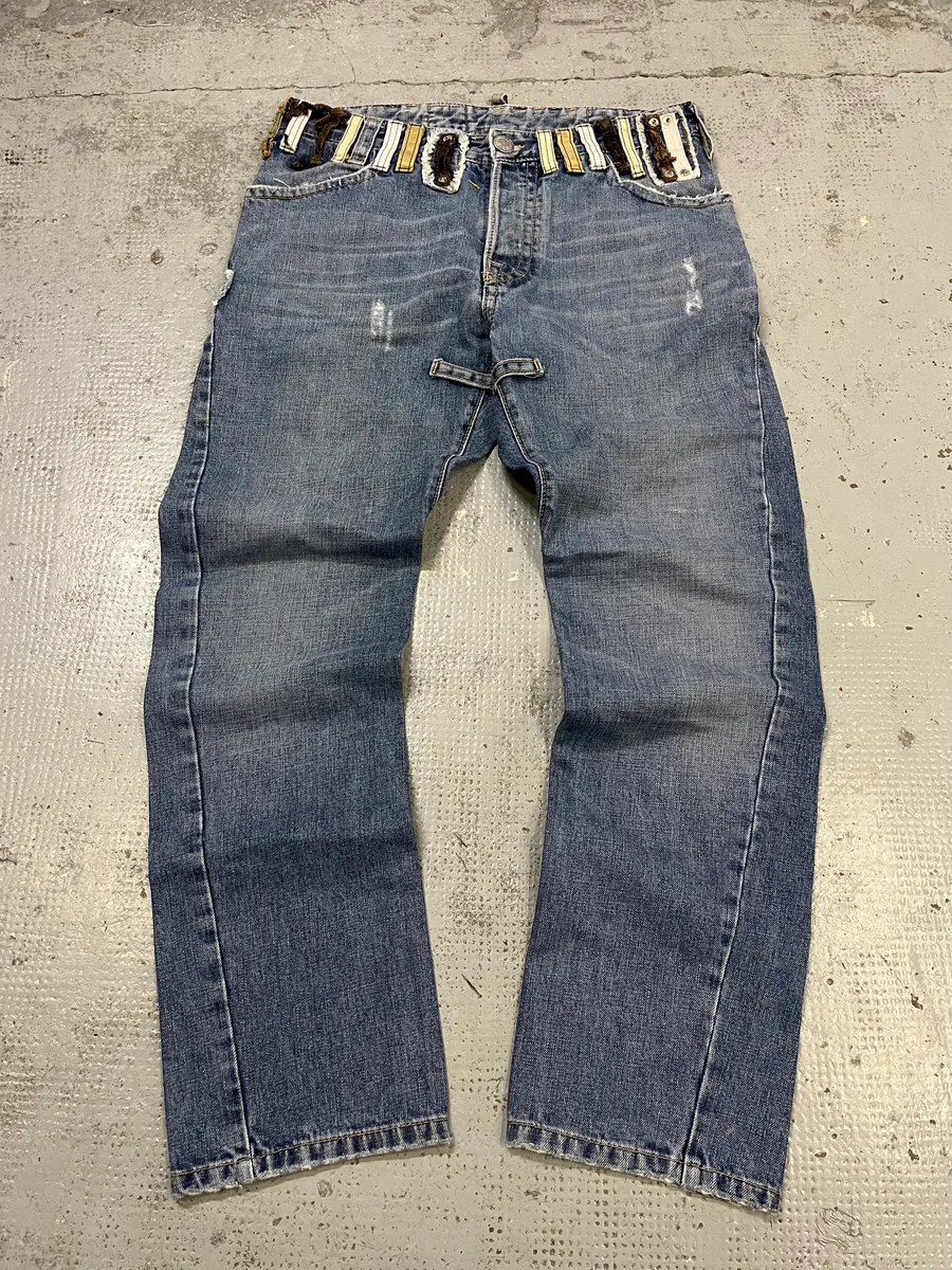 SS2005 Dsquared2 DCDC Multi Belt Loop Blue Jeans - Image 6