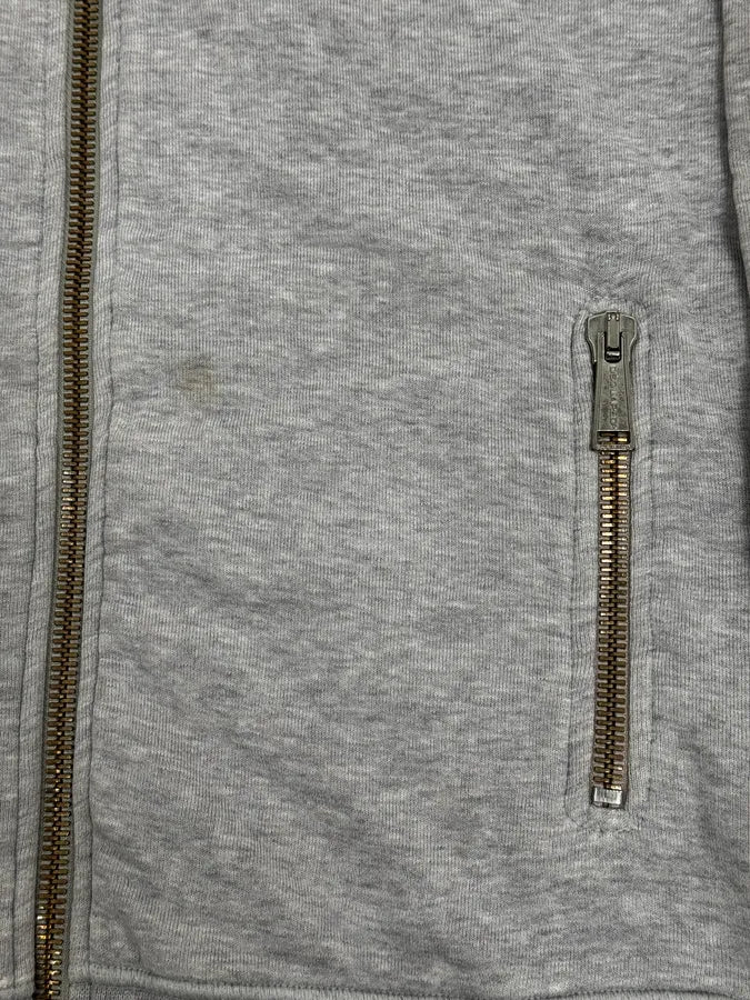 SS2005 Dsquared2 Grey Signature Distressed Zip-up Hoodie - Image 10