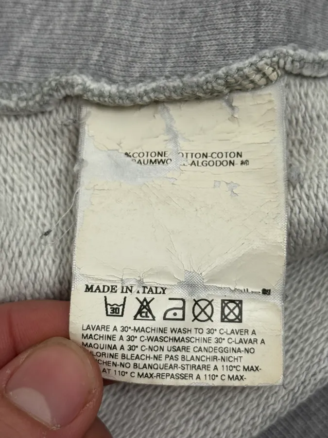 SS2005 Dsquared2 Grey Signature Distressed Zip-up Hoodie - Image 14