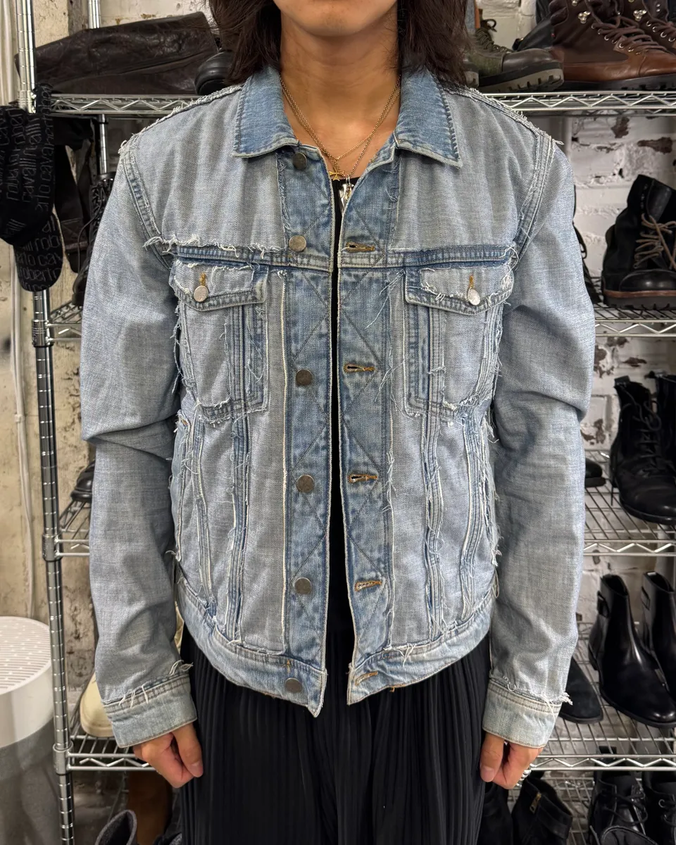 SS2005 Maison Margiela x H&M Reversed Denim Jacket Re-Edition - Image 2
