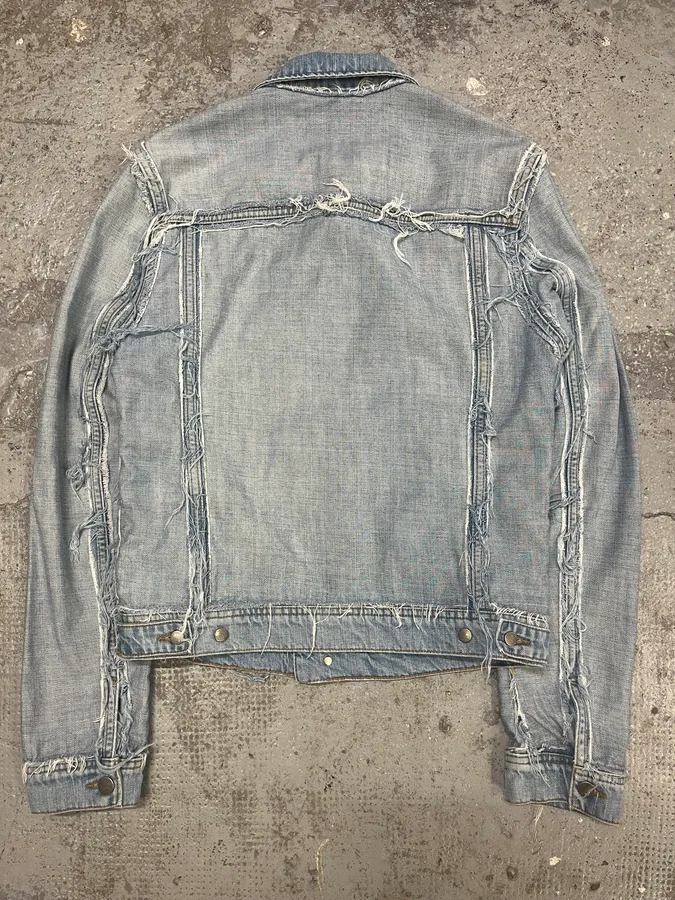 SS2005 Maison Margiela x H&M Reversed Denim Jacket Re-Edition - Image 7