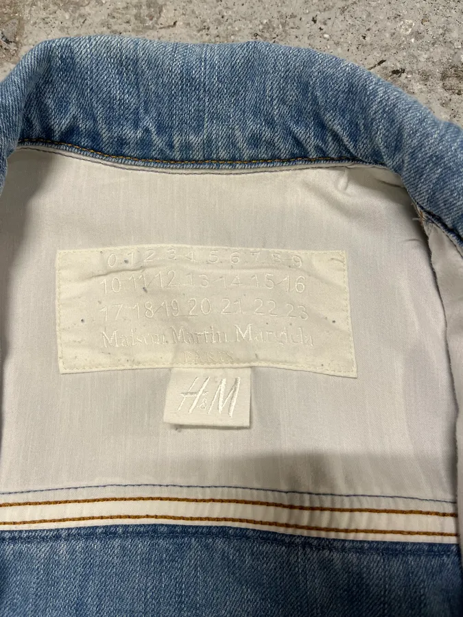 SS2005 Maison Margiela x H&M Reversed Denim Jacket Re-Edition - Image 9