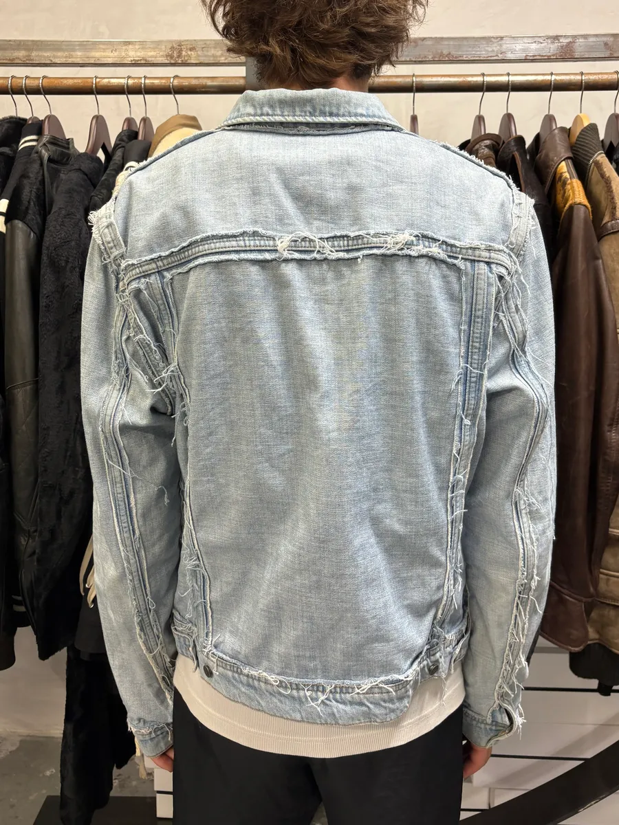 SS2005 Maison Margiela x H&M Reversed Denim Jacket Re-Edition - Image 3