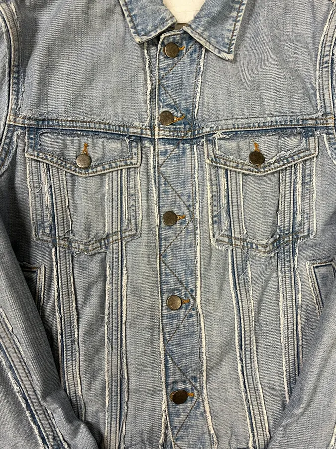 SS2005 Maison Margiela x H&M Reversed Denim Jacket Re-Edition - Image 6