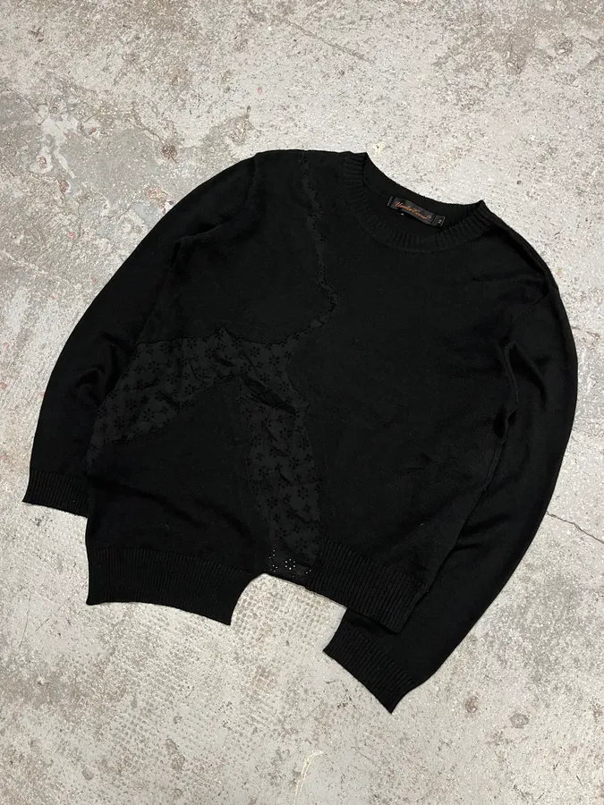 SS2005 Undercover Asymmetrical Restored Sweater - Image 2