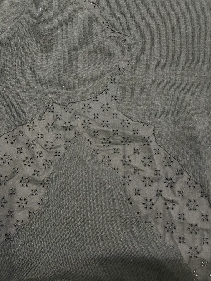 SS2005 Undercover Asymmetrical Restored Sweater - Image 6
